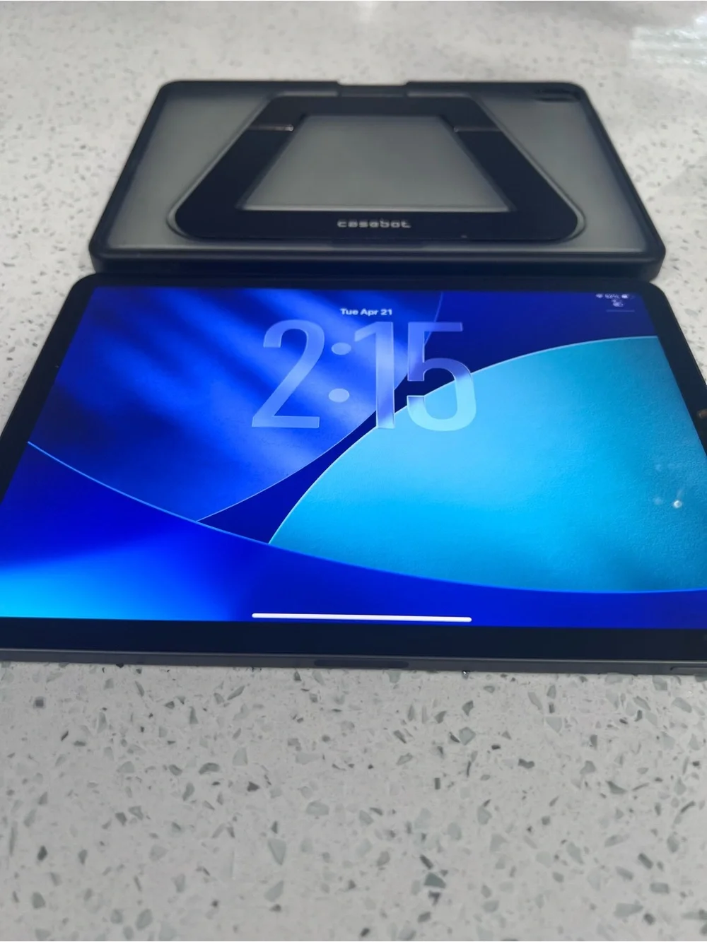 Apple iPad Tablet - Black Bezel with Blue Display